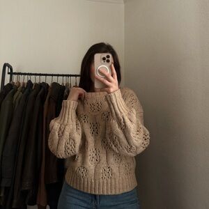 Cozy Knit Sweater in Cream